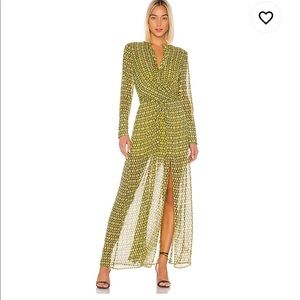 The Lumiere Maxi Dress in Gold Chain
L'Academie